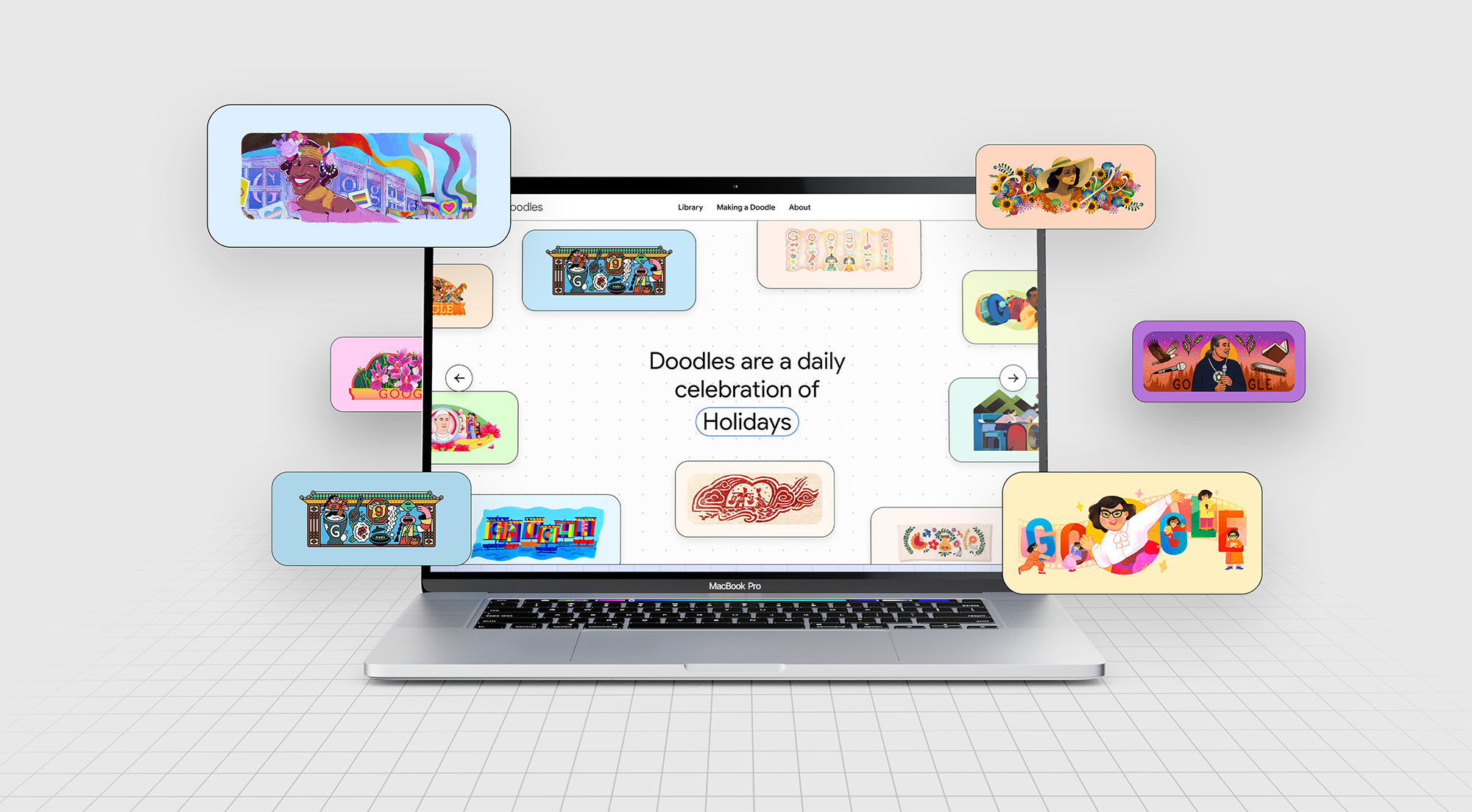 The Doodles Archive is a fantastical portal into a world of art, culture, and science.